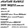 myds avatar rakings from the past