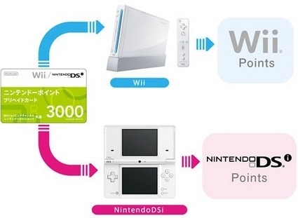 Nintendo Points Non-transferable Between DSi & Wii